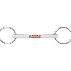 Unterlegtrense, Gebiss, doppelt gebrochen, Ring 6 cm