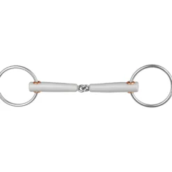 Unterlegtrense, Gebiss, einfach gebrochen, Ring 6 cm