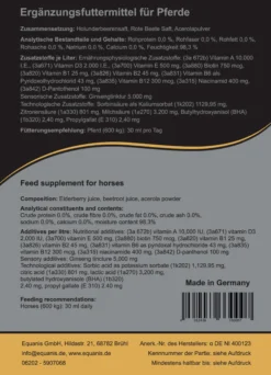 Vitamin Booster, Ergänzungsfuttermittel, Liquid