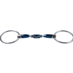 Wassertrense, doppelt gebrochen, Sweet Iron, 7,5 cm Ringdurchmesser, Gebiss