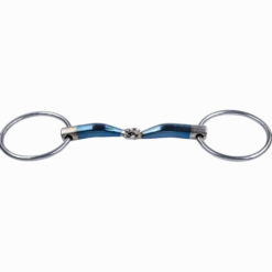 Wassertrense, einfach gebrochen, Sweet Iron, 7,5 cm Ringdurchmesser, Gebiss