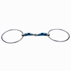 Wassertrense, einfach gebrochen, Sweet Iron, 12 cm Ringdurchmesser, Gebiss