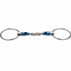 Wassertrense, mit Messingringen, Sweet Iron, 7,5 cm Ringdurchmesser, Gebiss