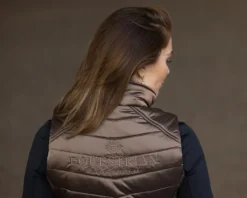 Weste Damen Champagne, Steppweste