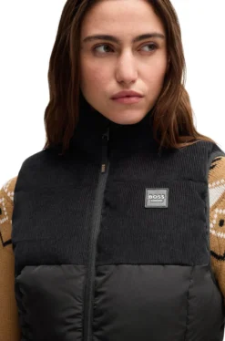 Weste Damen Viola Cord HW25, Cord Puffer Weste