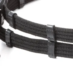 Zügel Doppel, Gurtzügel, mit 10 Stegen, 20 mm