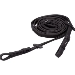 Zügel Durasoft Grip Zaumhaken, Lederzügel, 16 mm