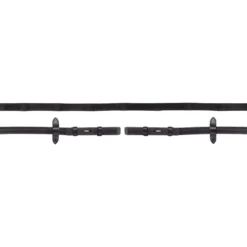 Zügel Durasoft Grip Zaumhaken, Lederzügel, 16 mm