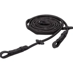 Zügel Durasoft Grip Zaumhaken, Lederzügel, rundgenäht, 16 mm