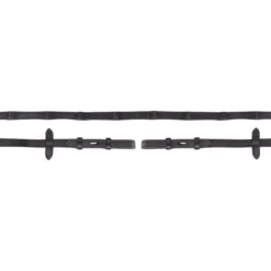 Zügel Durasoft Zaumhaken, Lederzügel, 16 mm