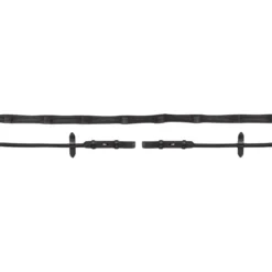 Zügel Durasoft Zaumhaken, Lederzügel, rundgenäht, 16 mm