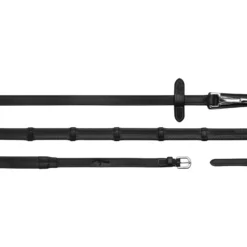 Zügel Gummizügel 5/8" WC, mit Stegen, mit Karabiner
