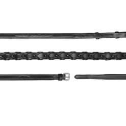 Zügel HC, 13 mm, geflochtene Lederzügel