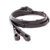 Zügel, Leder, mit Stegen, 16 mm