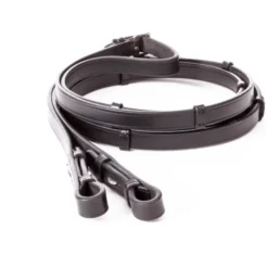 Zügel, Leder, mit Stegen, 16 mm