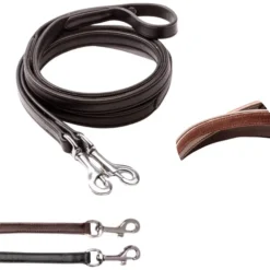 Zügel, Softgrip Zügel, ohne Stege, Islandzügel, mit Karabinerhaken